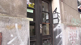 Sweet teen girls pleasuring each other in the kitchen