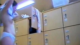 Cute amateur Asian web cam girl teases her great body