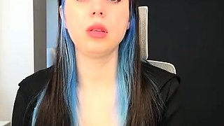 Curly Blonde Teen Records Solo Dildo Masturbation More at