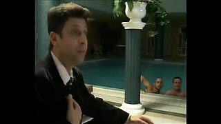 Horny MILF Gloria Gucci Takes Big Cock from Friend in Pool Sex