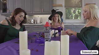 Observe Coco Lovelock ravaged by this 2 super-steamy TRANSSEXUAL