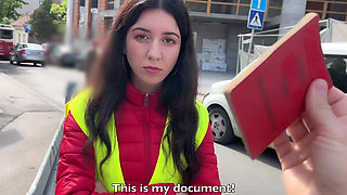 I seduce a hot bus conductor girl and invite her to my place for a satisfying fuck session