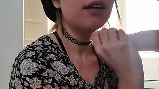 Wet Teen Dildo Blowjob