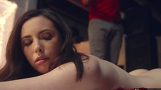 Cute babe Casey Calvert fucked hard by a huge black cock in hd