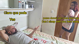 I had to share a bed with my stepmom!