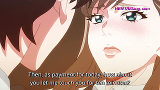 Wet Shower Fuck - Ryota fucks Kanade under the shower while Momoka touches herself watching! HENTAI