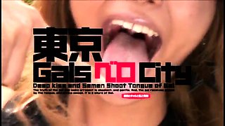 Slutty Japanese teen is addicted to rough sex and hot jizz