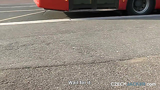 Czech Jacker 23: Bus Stop Bounty - the Blonde’s Tits Tease