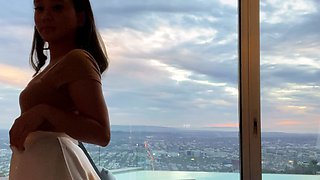 Emo teen on solo webcam masturbation