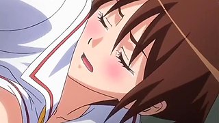 Slutty student seduce her groupmate for a sex but she didn't expect that headmaster will join for threesome...