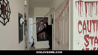 Step Sister Katie Kush Bounces on Her Stepbrothers Cock as She Cums Over and Over - Sislovesme