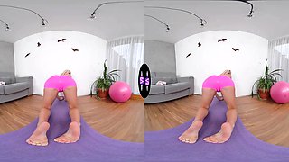 Sports aficionado caroline marian trades her exercise for a aggressive pussy opening up session - teenmegaworld