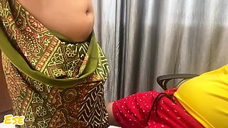 Maid With Her Big Natural Tits Fucked With The House Owner