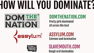 Face fucked sub girl is bound and toyed