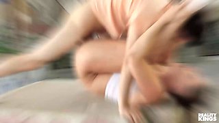 Redhead stepmom Andi James jug screws her son-in-law then takes him to her bedroom to screw her - reality kings