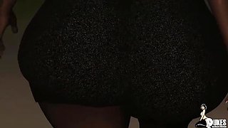 Uncensored Hardcore: Big Booty Granny Catches Black Pastor Fucking After Church
