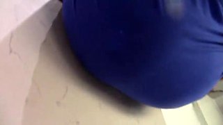 Big Clit Ebony Babe Flashes Her Wet Pussy in Up Skirt Amateur Video