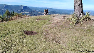 Stepmom and stepdaughter showing off in public in the garden, sunbathing. Comment if you want + Videos!!!!