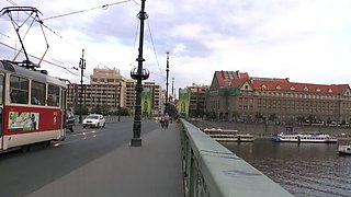 A group of real party amateur teens riding cock outdoor