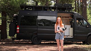 Stepsister shows off new van on her vlog