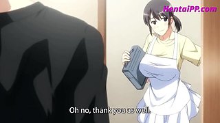 Brunette MILF Loses Video Game & Craves Stepbrother's Cum in Hentai Anime