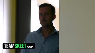 Innocent step-daughter Khloe Kapri fell in enjoy with her stepparent but they have to stick to Anal Sex only