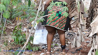 Mad BBW Picking Dirt From the Bin Fucked by Lonely Guy with No Wife