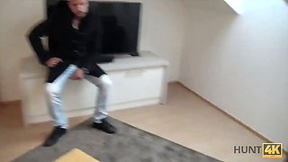 Hunt4k. amazing jenifer red pleases stranger and earn