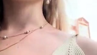 Blonde teen Sierras first erotic masturbation video