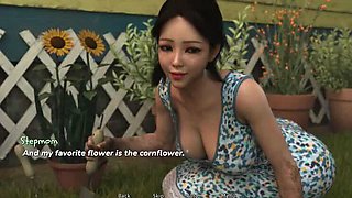 Stepmom Gardening Help - Tempting Love Scene with Big Tits MILF