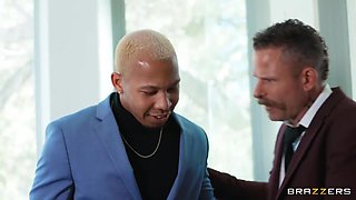 Ricky Johnson And Angela White - Wants To Taste Her Business Partners Big Black Cock