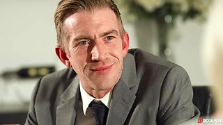 Amber Jayne's Wild Blonde Passion Explodes in Sultry Heat