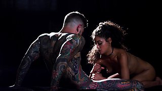 Curvy cuties crave Juan's thrusting cock in raw & raunchy scenes