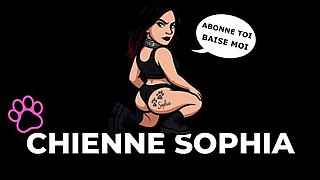 Amateur French MILF Sophia Gets Bukkake Gangbang in Public Rest Area