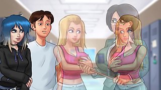 Steamy anime porn with gropey hentais and big boobs