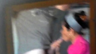 Hot Mexican Maid Gives an Amazing Blowjob