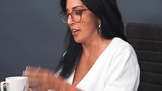 Moms Lick Teens - Slutty IT Girl Gets MILF Bossed: Mike Ox and Lola Aiko Caught Fvcking by Busty Boss