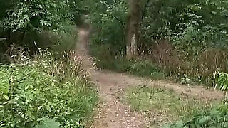 While Hiking I Saw a Stranger Tied up at a Cum Station, I Gave Him a Handjob