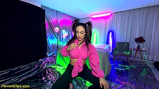 Big Boob Milf Gives A Hot Footjob