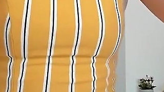 Cute Alice, a Pretty Little Slut with a Cute Face, Masturbates Your Cock with Her Soft Hands and Gives You an Oily Footjob