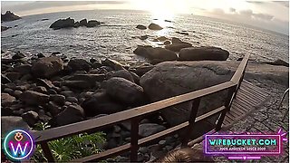 Amateur Milfs By She Gives Head And Rides Cock Against A Beautiful Sunset