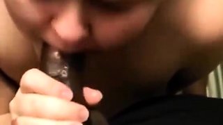 Sexy Slut Gives A Big Cock A Blowjob In The Car