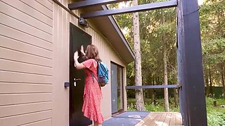 Hiking grandma goes on a pussy adventure with a young cock