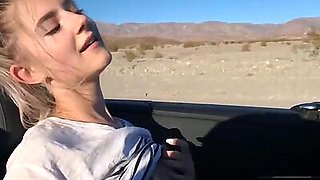 Public Stepsister Sex in the Convertible