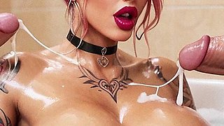 Hard Sex in Bathroom Sophia and Ryan Had Been Dating for a Year Anal Creampie Deep Throat More Sperm, Curvy Woman Big Tits