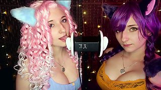 Party amateur teens lesbian sixtynine while getting fucked