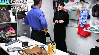 Sexy hot school teacher caught stealing