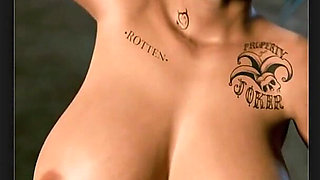 Harley Quinn on the Arkham City Runway Showing Her Thicc Tits and Ass