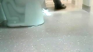 Woman has diarrhea in public restroom