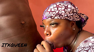 MY SLUTTY NEIGHBOR WIFE WANTS A TEST OF MY GIANT AFRICAN COOCK